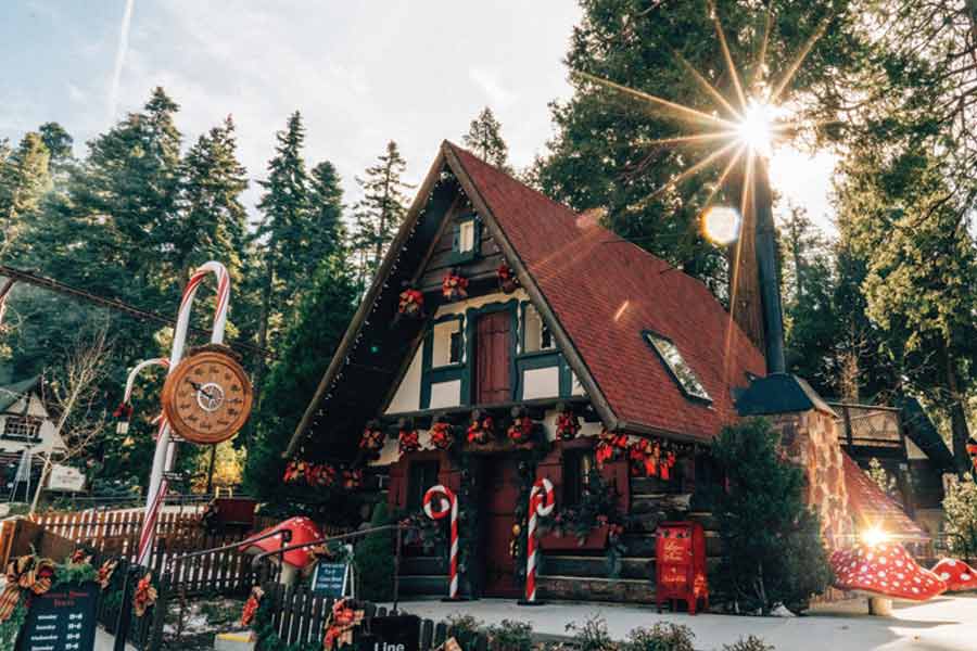 Santa’s House Santa's House at the Village during the holidays